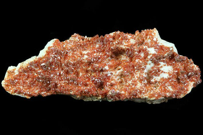 Ruby Red Vanadinite Crystals on Pink Barite - Morocco #82383